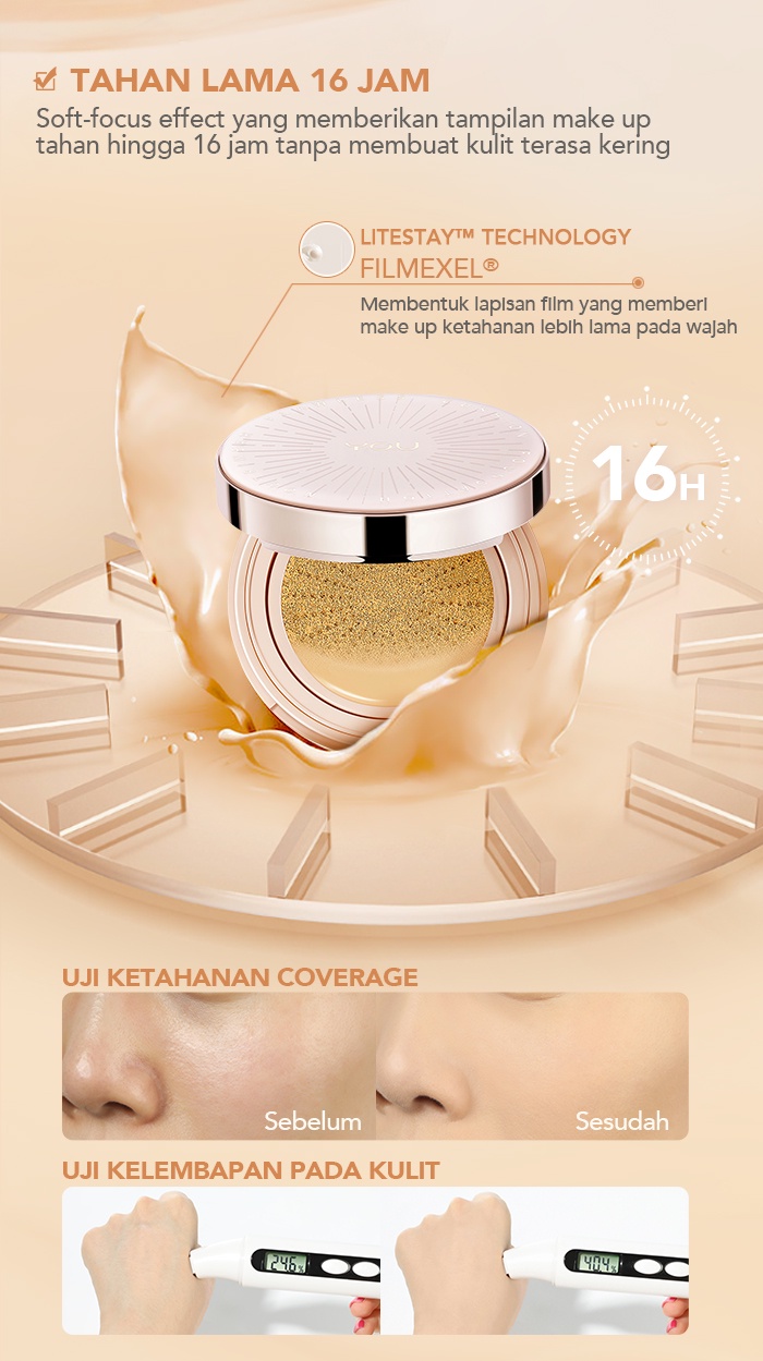 YOU Noutriwear+ Flawless Cushion Foundation REFILL - W703 Warm Ivory *