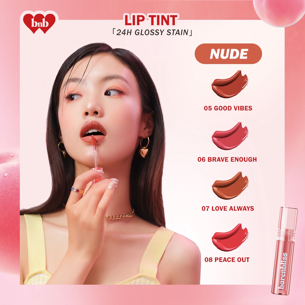BNB Barenbliss Peach Makes Perfect Lip Tint - 06 Brave Enough