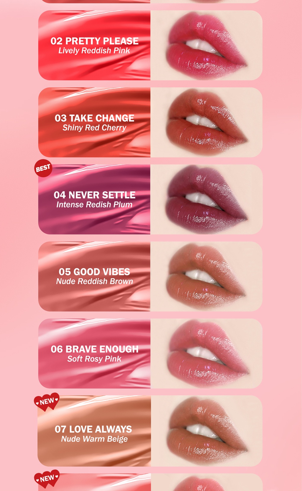 BNB Barenbliss Peach Makes Perfect Lip Tint - 06 Brave Enough