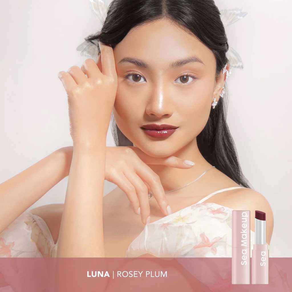 Sea Makeup Gleam Luster Tinted Lip Balm 4.5gr - Luna Sea Makeup Gleam Luster Tinted Lip Balm 4.5gr - Luna