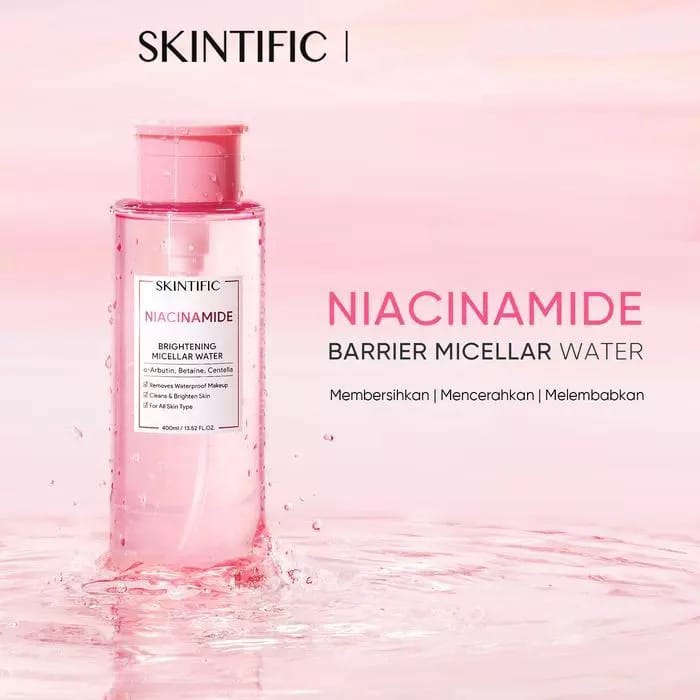 Skintific Niacinamide Brightening Micellar Water 400ml Skintific Niacinamide Brightening Micellar Water 400ml