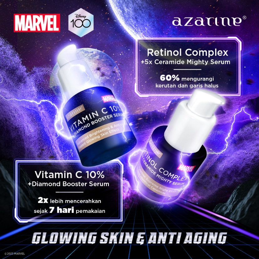 Azarine x Marvel Retinol Complex + 5x Ceramide Mighty Serum 20ml *