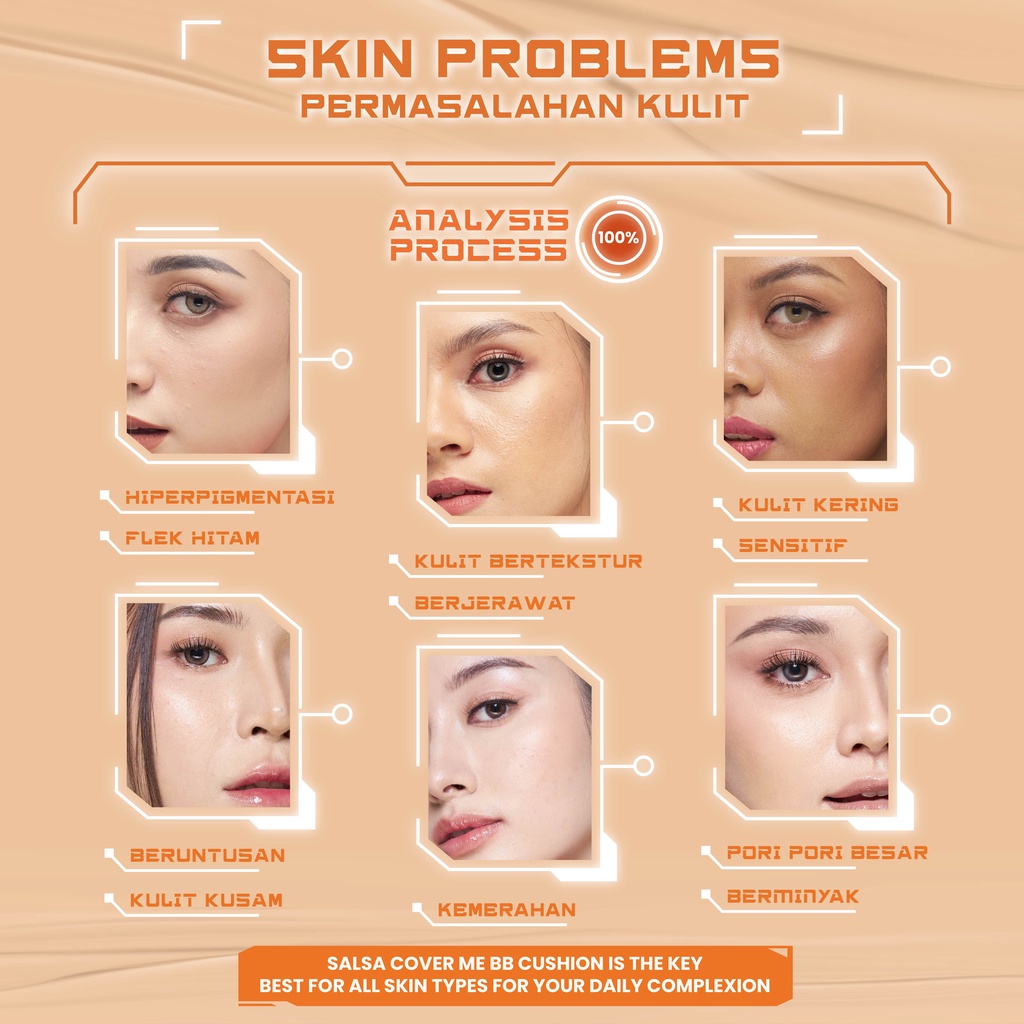 Salsa Cover Me BB Cushion - Cashew