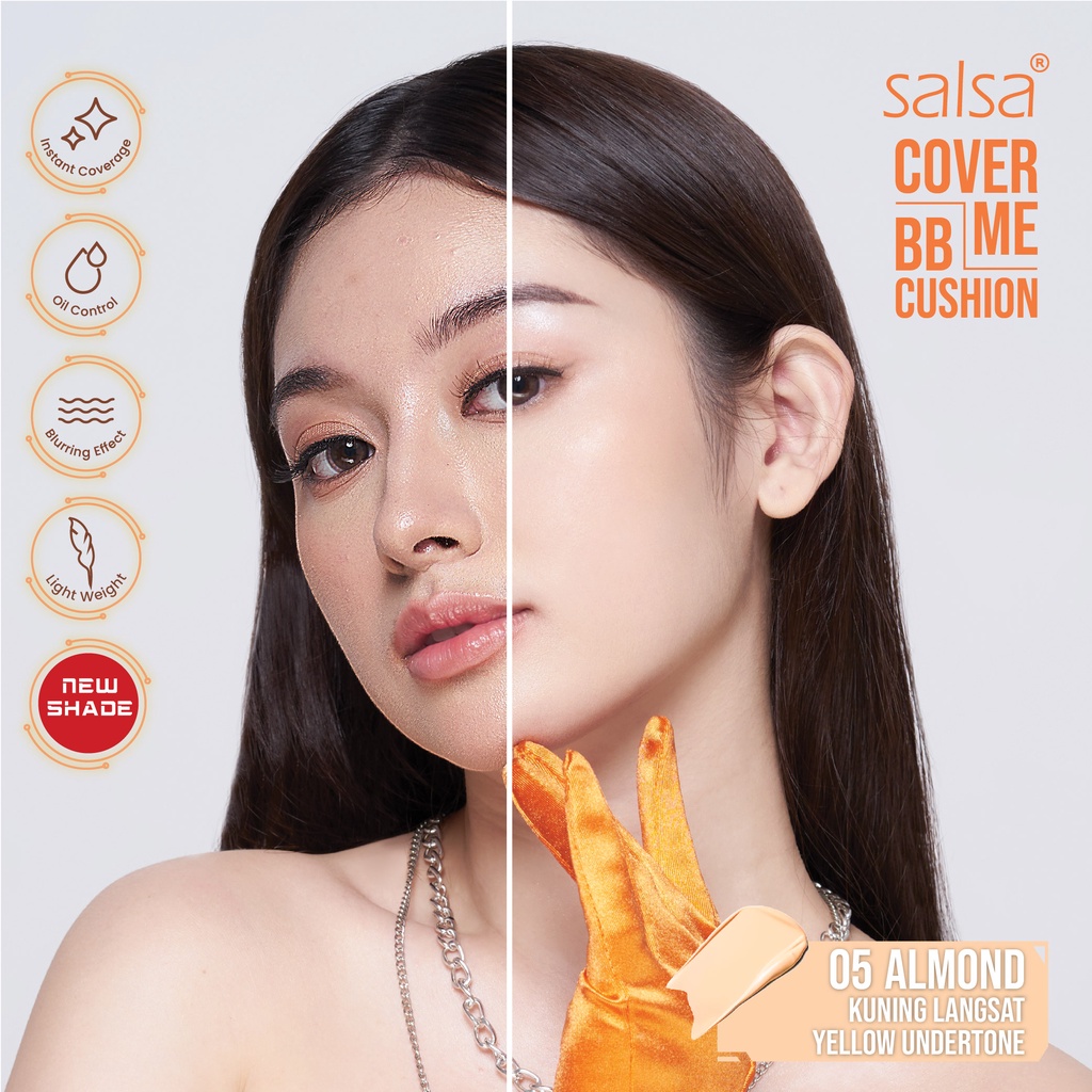 Salsa Cover Me BB Cushion - Almond Salsa Cover Me BB Cushion - Almond