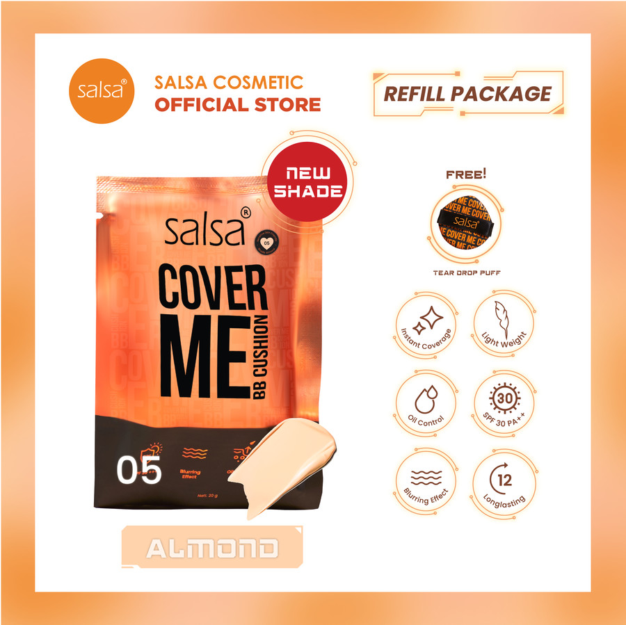 Salsa Cover Me BB Cushion REFILL - Almond Salsa Cover Me BB Cushion REFILL - Almond