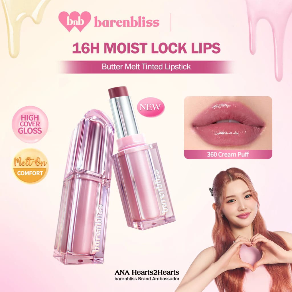 BNB Barenbliss Butter Melt Tinted Lipstick 2.7gr - 211 Éclair Berry