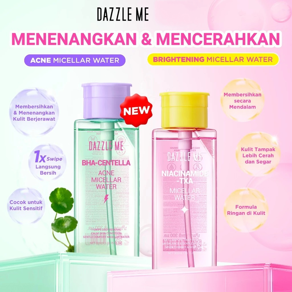 Dazzle Me Micellar Water 300ml - Acne (BHA-Centella)