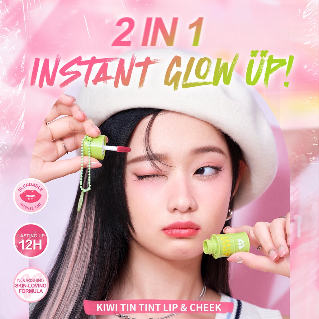BNB Barenbliss Kiwi Tin Tint Lip - 02 Pinky Lucky *