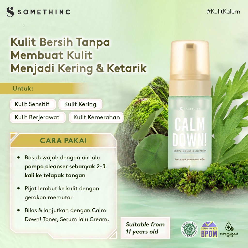 Somethinc Calm Down Skinpair Bubble Cleanser 120ml