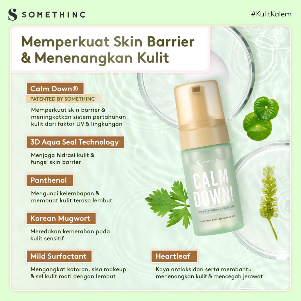 Somethinc Calm Down Skinpair Bubble Cleanser 120ml