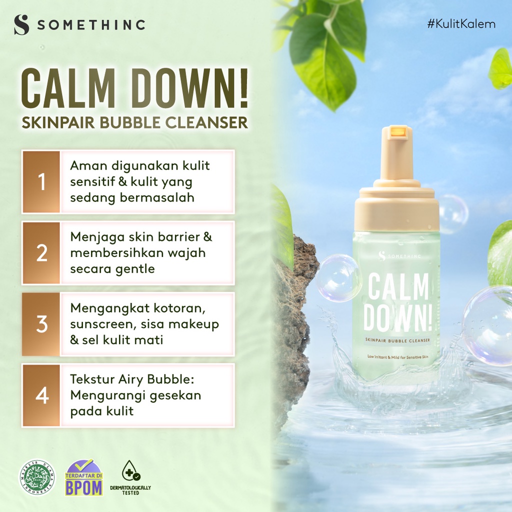 Somethinc Calm Down Skinpair Bubble Cleanser 120ml