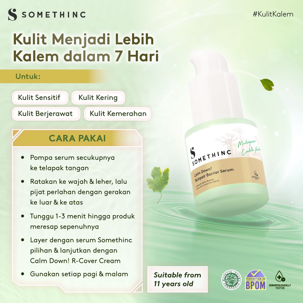 Somethinc Calm Down Skinpair Barrier Serum 20ml