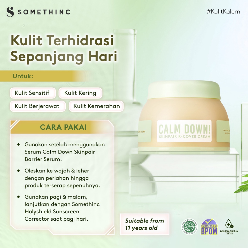 Somethinc Calm Down Skinpair R-Cover Cream 30gr