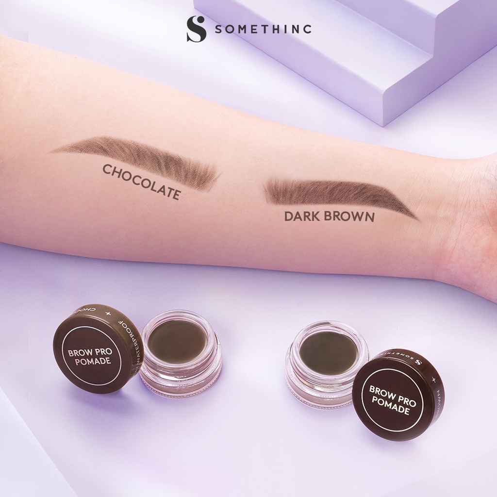 Somethinc Brow Pro Pomade 18Hr Stay - Dark Brown*