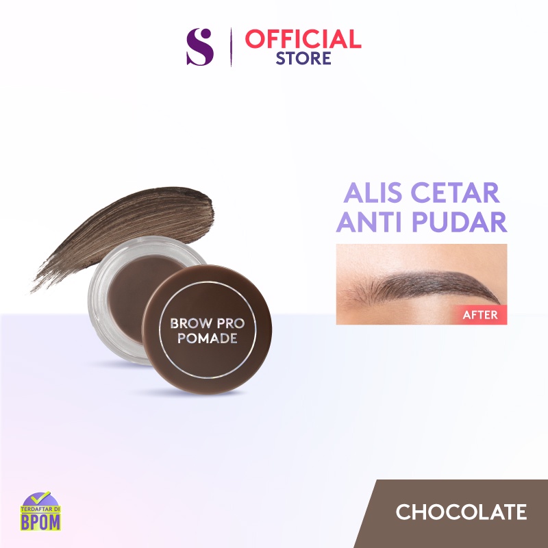 Somethinc Brow Pro Pomade 18Hr Stay - Chocolate*