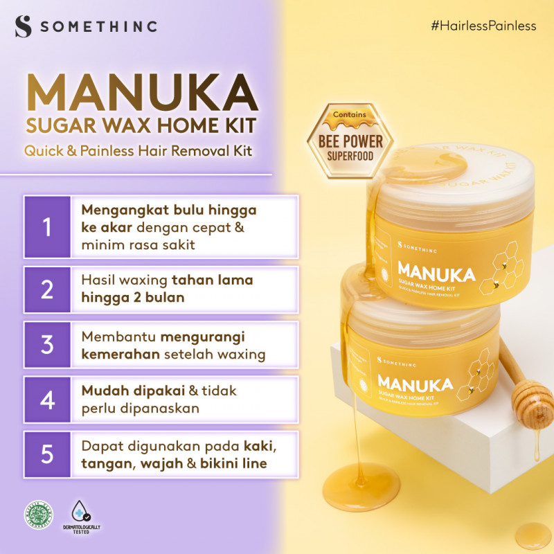 Somethinc Manuka Sugar Wax Home Kit 200gr