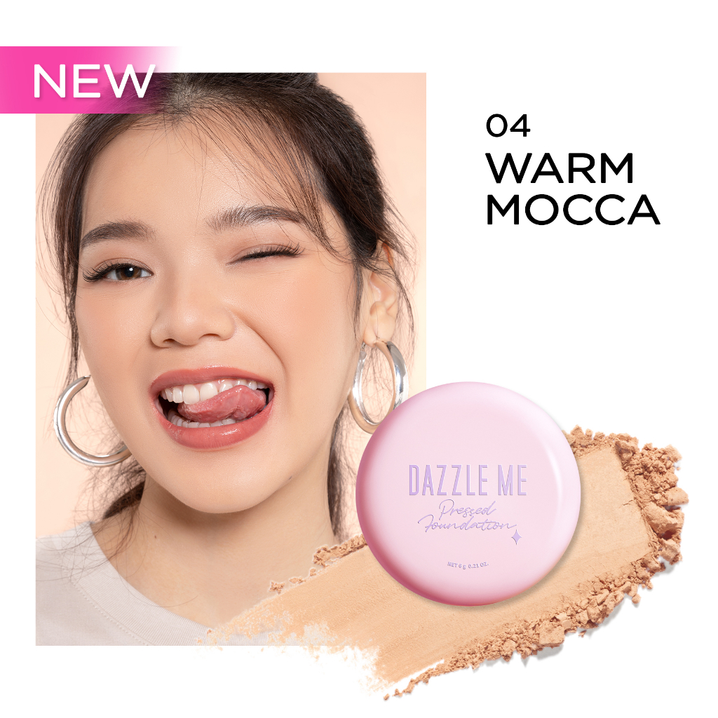 DAZZLE ME Muse Pressed Foundation 04 Warm Mocca