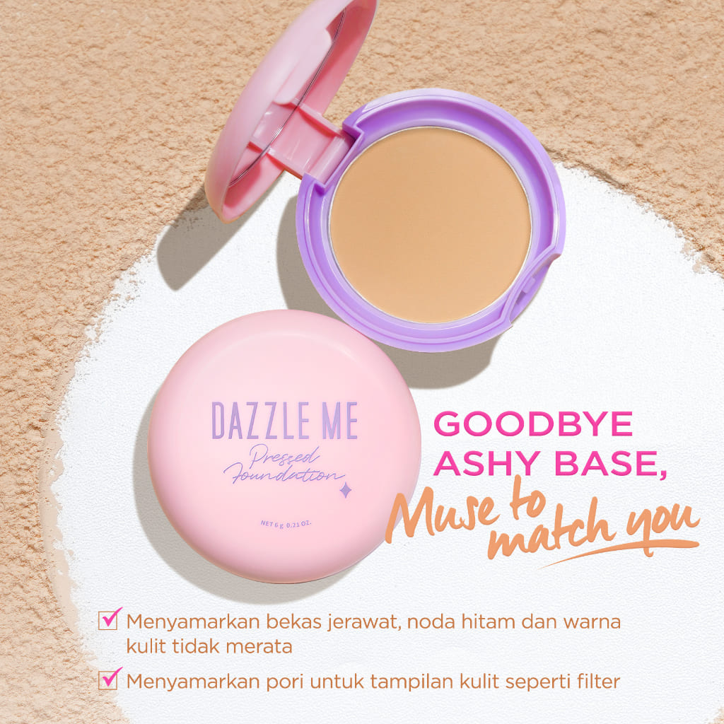DAZZLE ME Muse Pressed Foundation 04 Warm Mocca