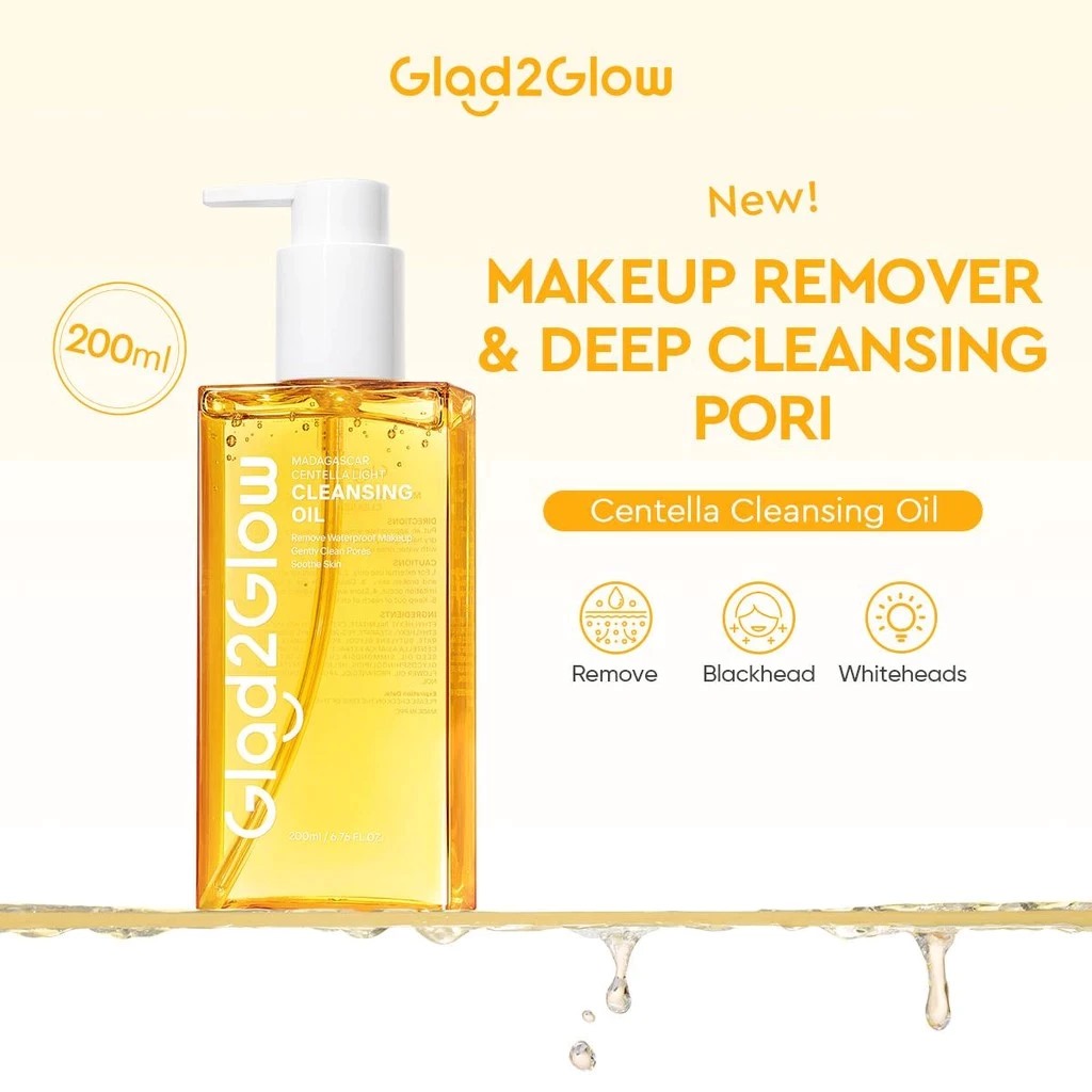 Glad 2 Glow Cleansing Oil - Madagascar Centella Light 200ml