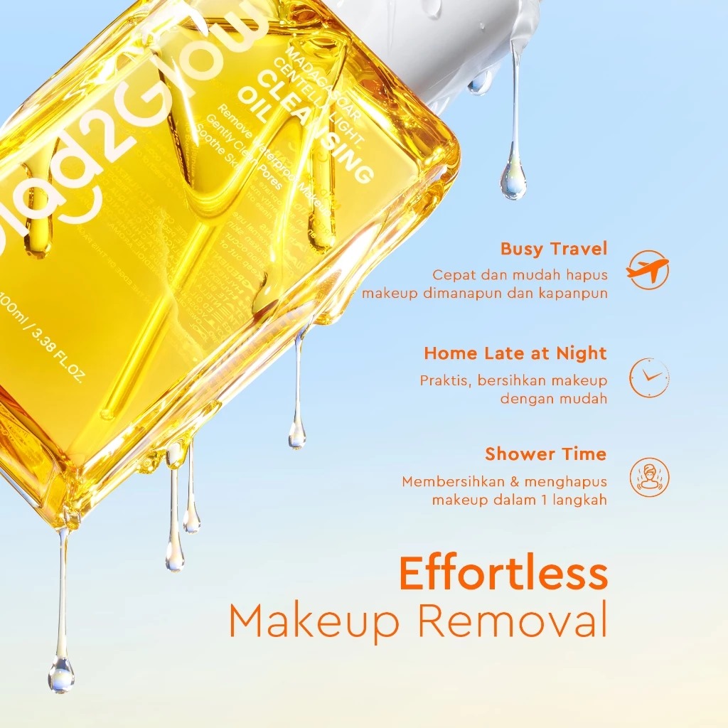 Glad 2 Glow Cleansing Oil - Madagascar Centella Light 200ml