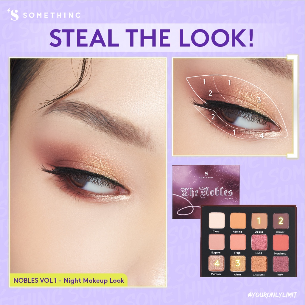 Somethinc The Nobles Eyeshadow Palette - Volume 1