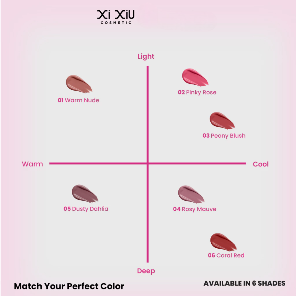 Xi Xiu Divine Blooming Tinted Lip Color 3.8gr - 802 Pinky Rose