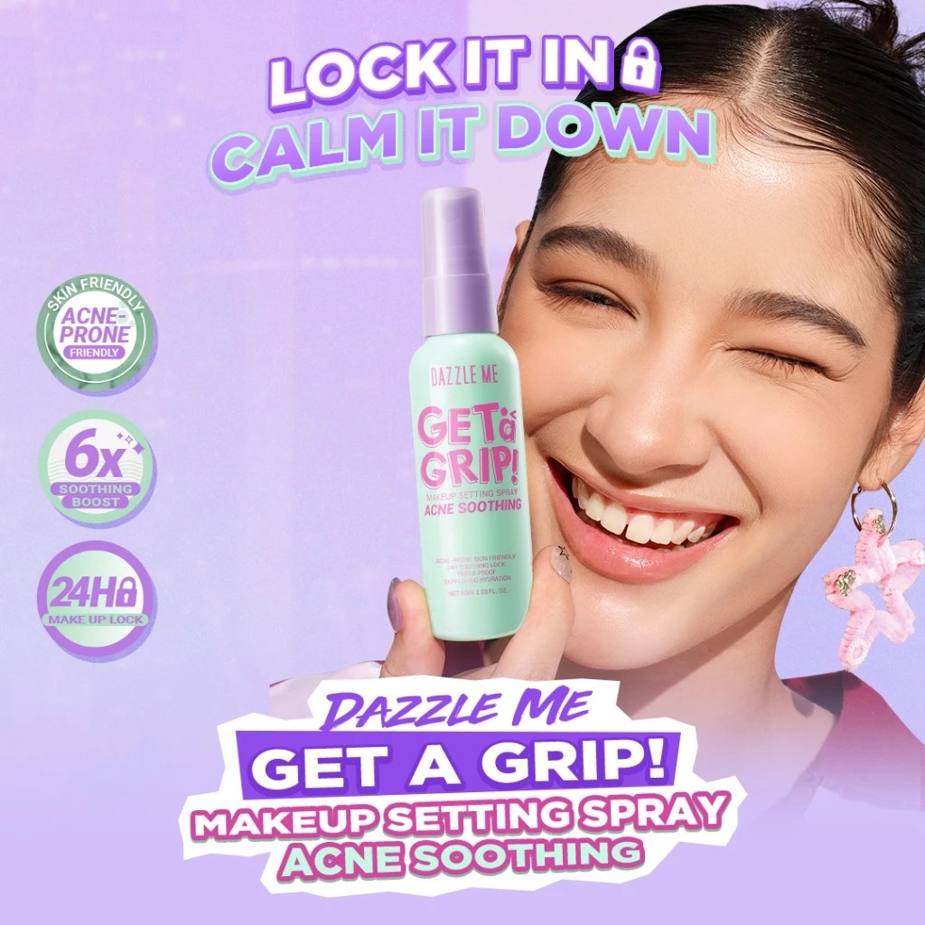 Dazzle Me Get a Grip! Makeup Setting Spray Acne Soothing 60ml (TOSCA)