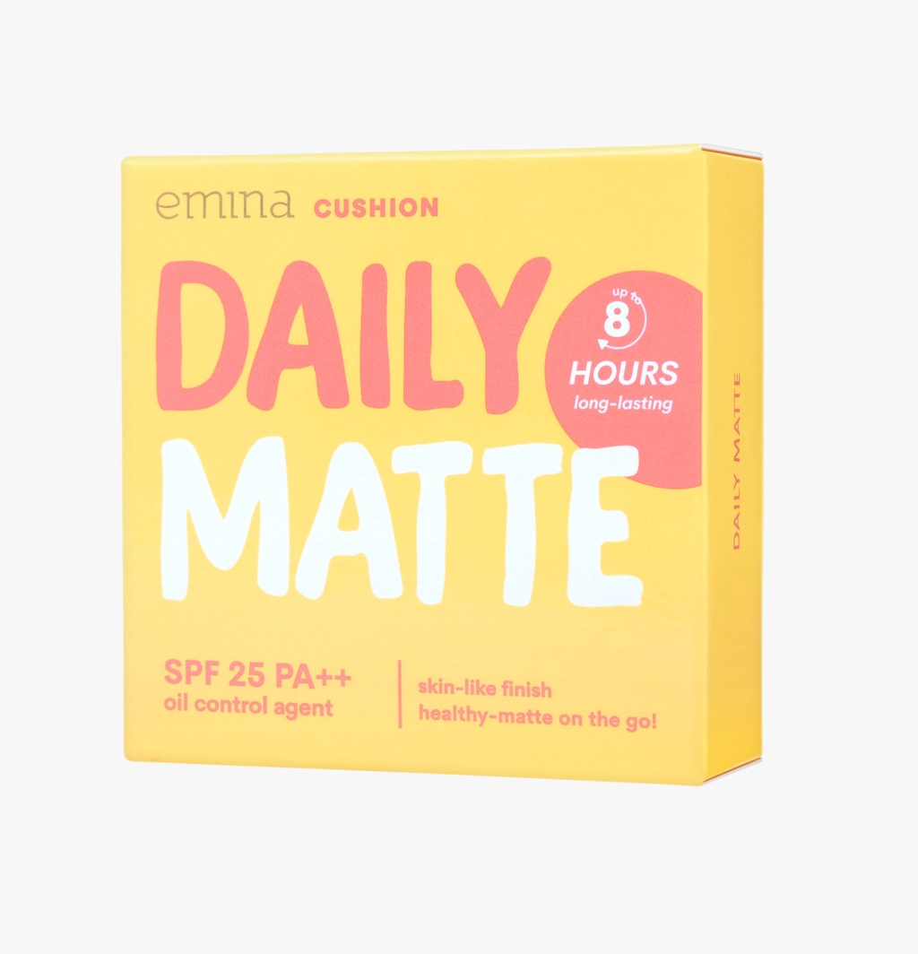Emina Daily Matte Cushion SPF25 PA++ 15gr - C01 Light Emina Daily Matte Cushion SPF25 PA++ 15gr - C01 Light