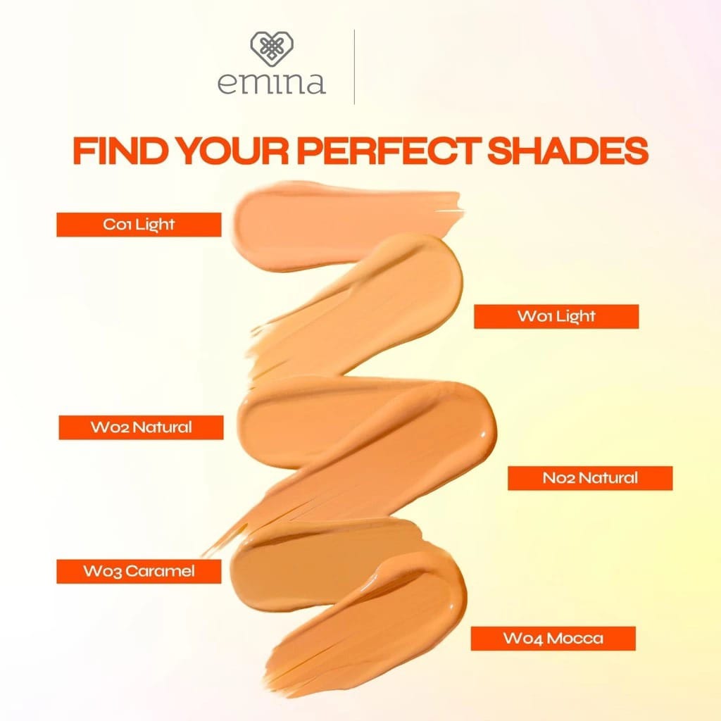 Emina Daily Matte Cushion SPF25 PA++ 15gr - N02 Natural
