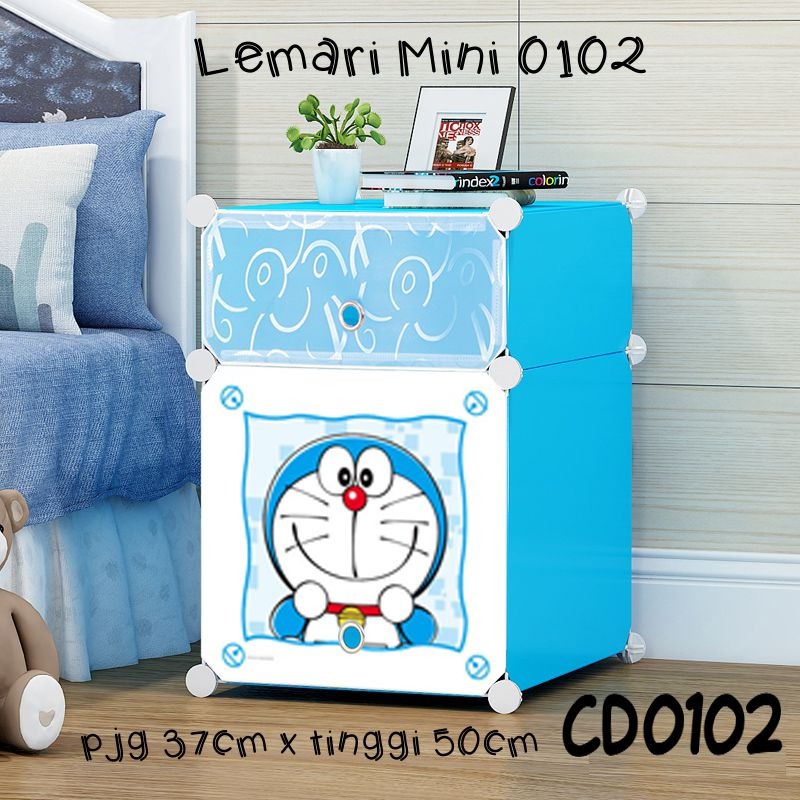 Nakas 2 Susun Karakter - Lemari Kecil Bedside