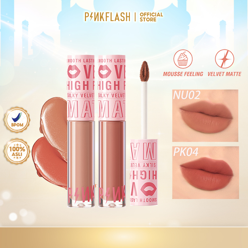 Pinkflash Silky Velvet Lip Cream PF-L04 - NU01