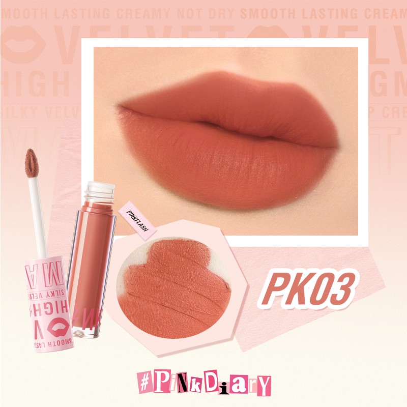 Pinkflash Silky Velvet Lip Cream PF-L04 - PK03 Pinkflash Silky Velvet Lip Cream PF-L04 - PK03