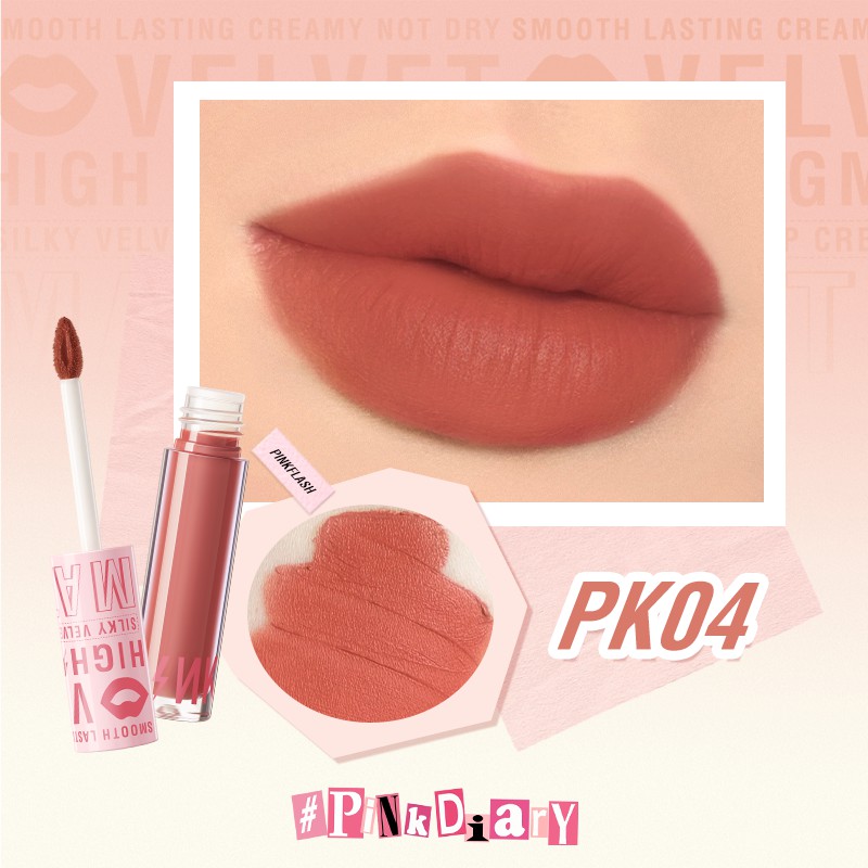Pinkflash Silky Velvet Lip Cream PF-L04 - PK04 Pinkflash Silky Velvet Lip Cream PF-L04 - PK04