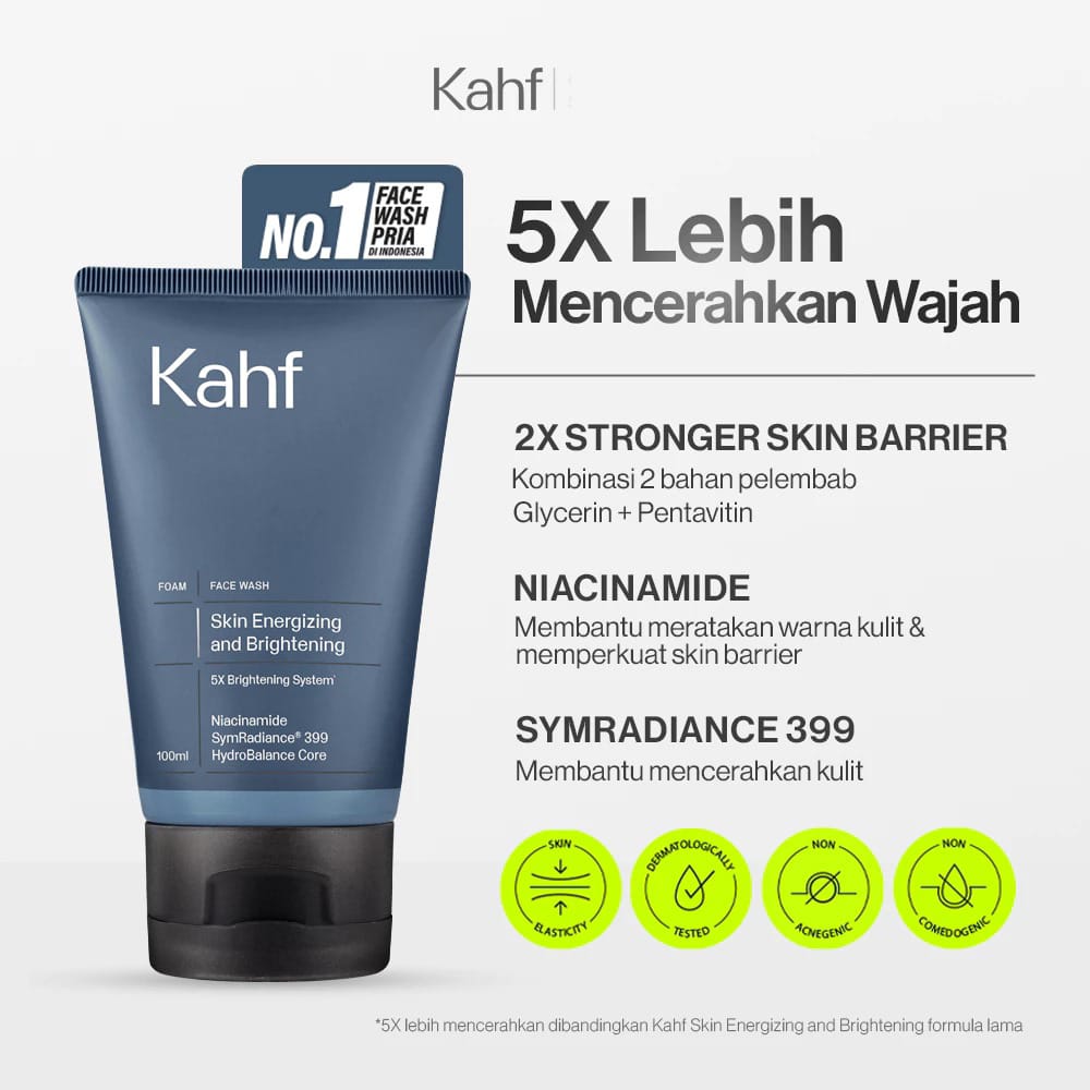 Kahf Face Wash 100ml - Skin Energizing and Brightening