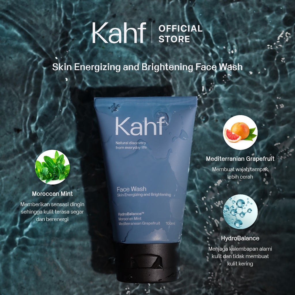Kahf Face Wash 100ml - Skin Energizing and Brightening