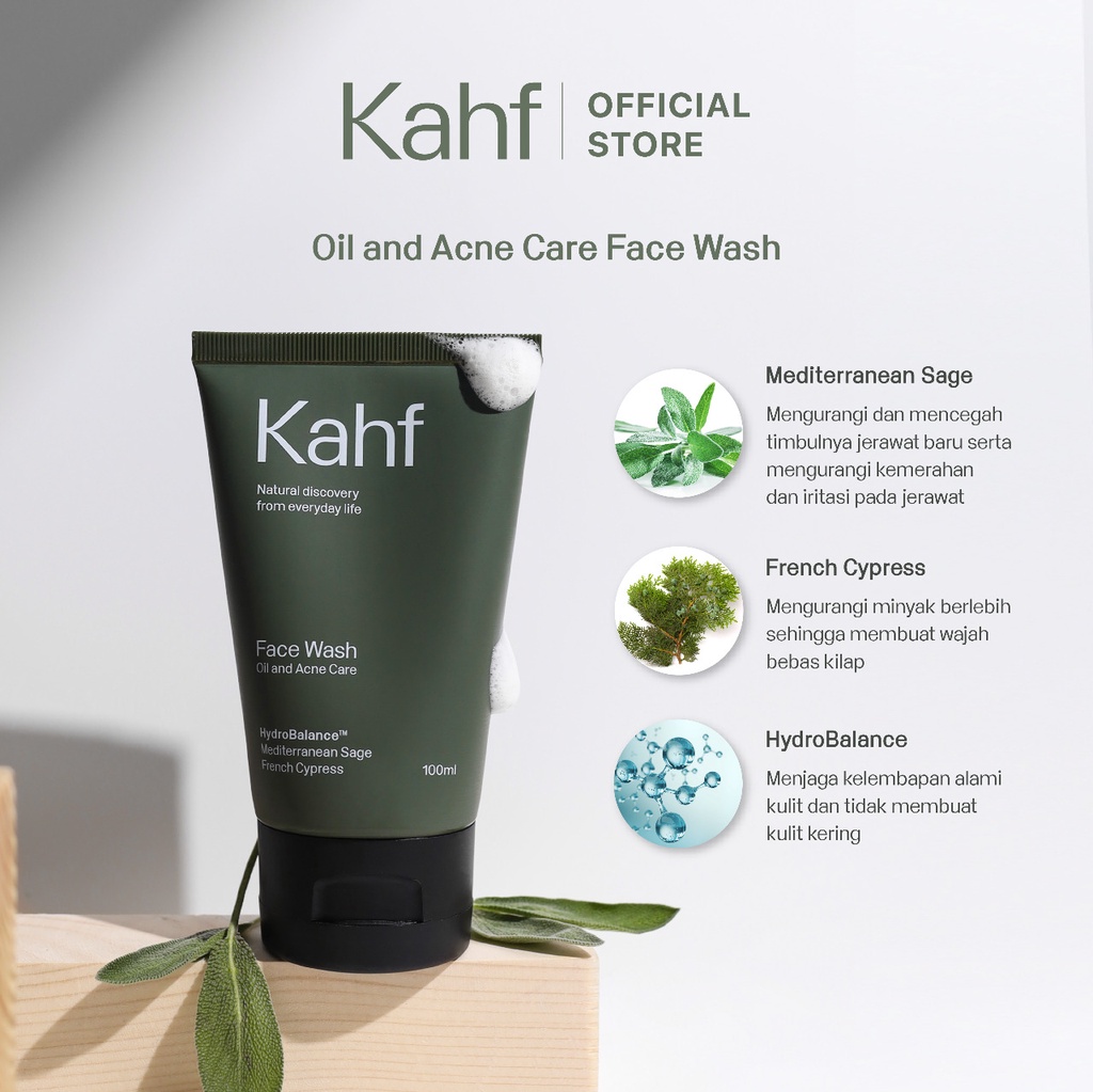 Kahf Face Wash 100ml - Oil and Acne Care