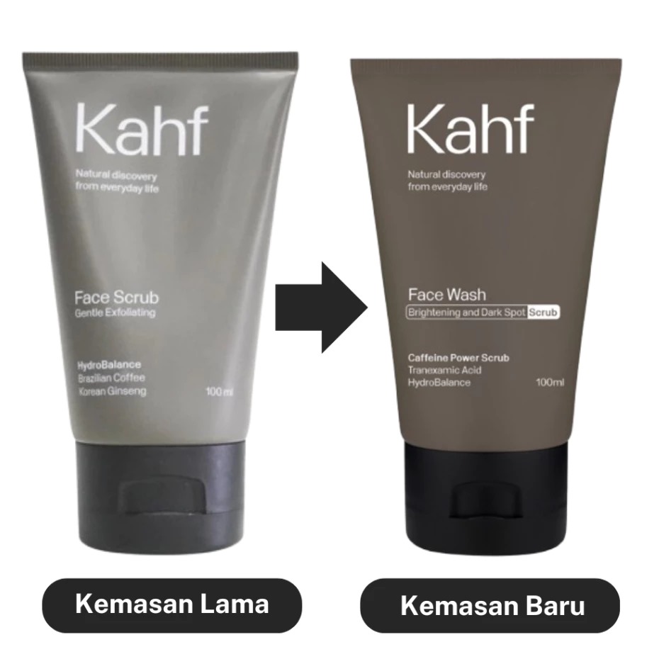 Kahf Face Wash 100ml - Brightening and Dark Spot Scrub