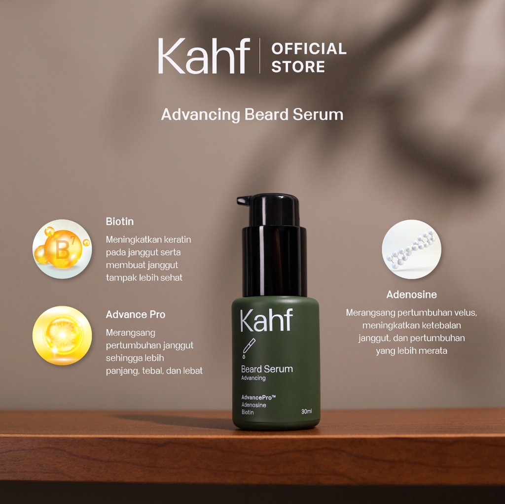 Kahf Beard & Hair Serum 30ml -  Advancing