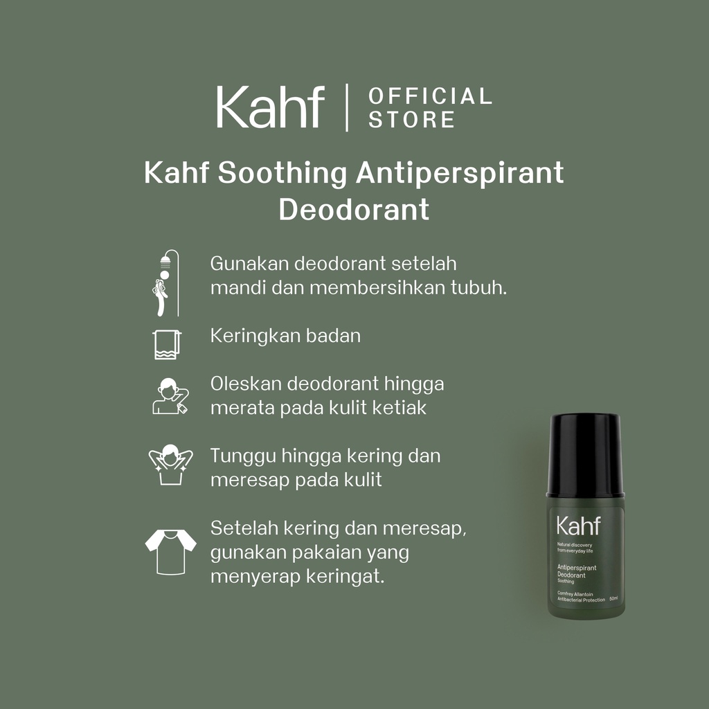 Kahf Antiperspirant Deodorant 50ml - Soothing Kahf Antiperspirant Deodorant 50ml - Soothing