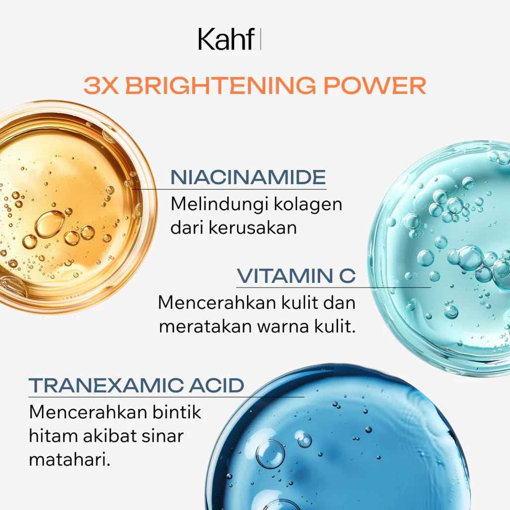 Kahf Bright Fresh Sunscreen Moisturizer SPF35 PA++++ 30ml