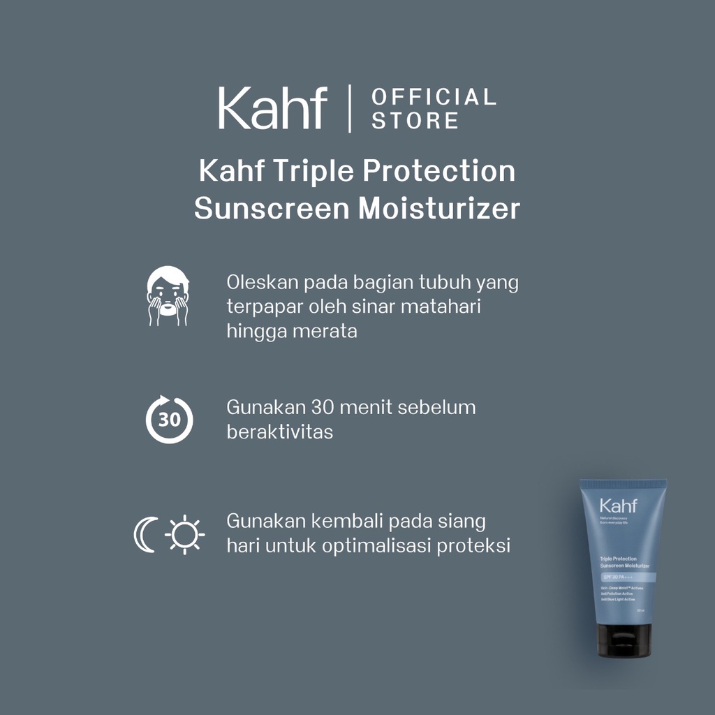 Kahf Triple Protection Sunscreen Moisturizer 30ml