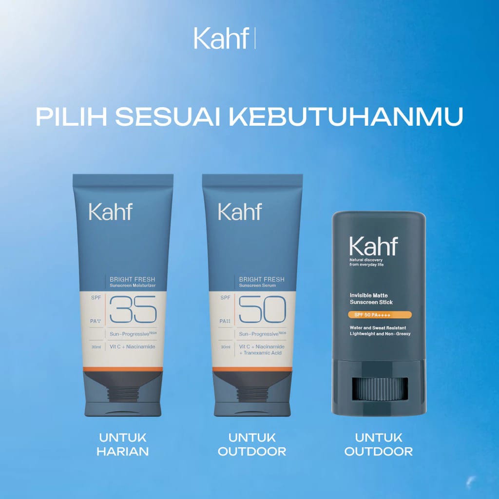 Kahf Bright Fresh Sunscreen Moisturizer SPF35 PA++++ 30ml