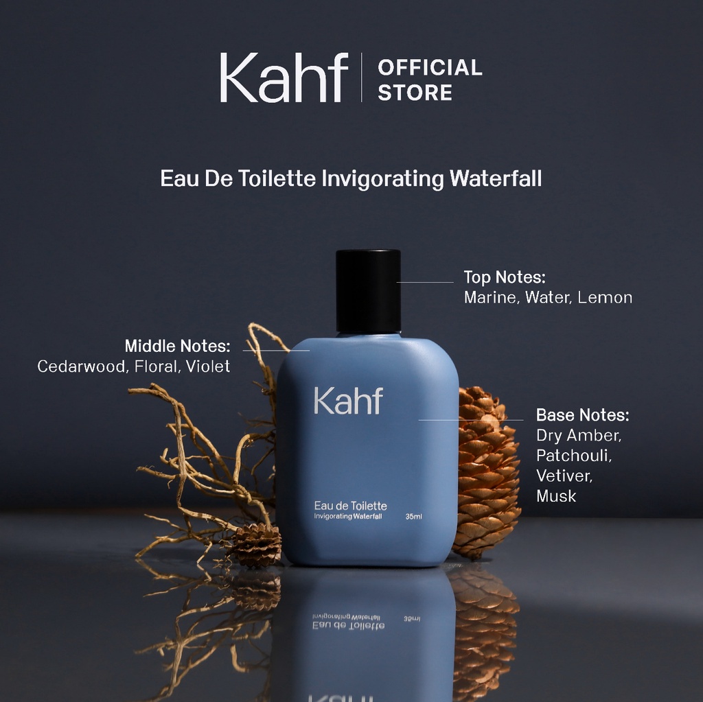 Kahf Eau de Toilette 35ml - Invigorating Waterfall