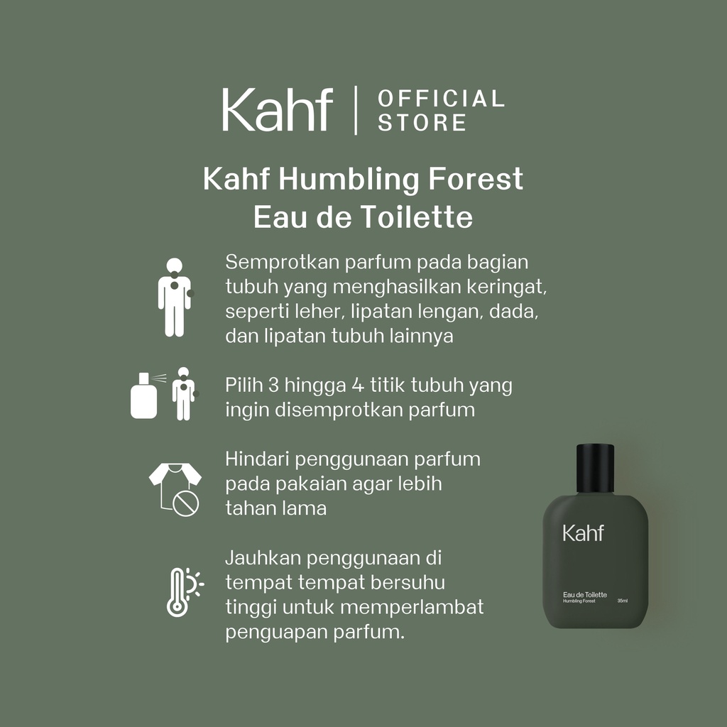Kahf Eau de Toilette 35ml - Humbling Forest