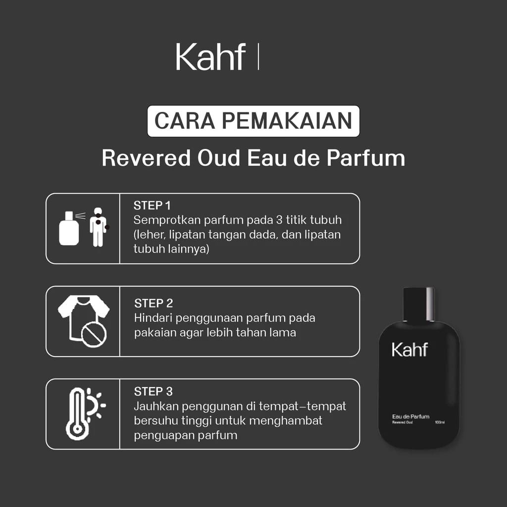 Kahf Eau de Parfum 100ml - Revered Oud