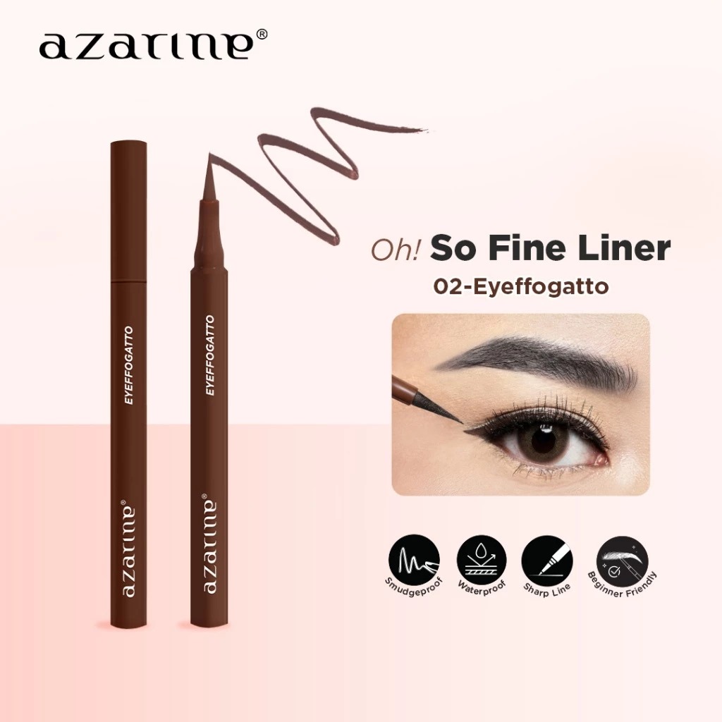 Azarine Oh! So Fine Liner - 02 Eyefogatto (BROWN) *