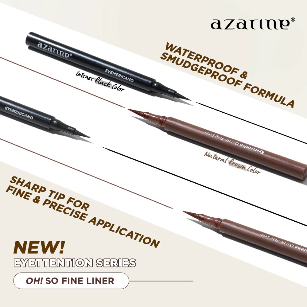 Azarine Oh! So Fine Liner - 02 Eyefogatto (BROWN) *