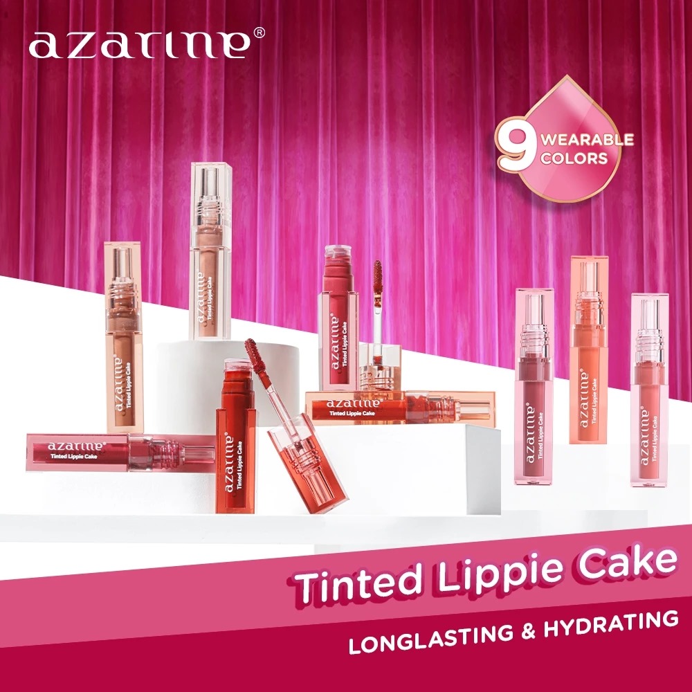 Azarine Tinted Lippie Cake 2.9ml - 02 Choco Biscuit (BROWN)
