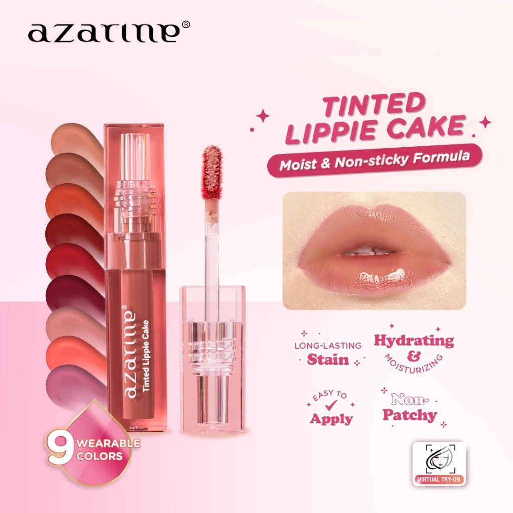 Azarine Tinted Lippie Cake 2.9ml - 06 Cherry Cupcake (WINE)