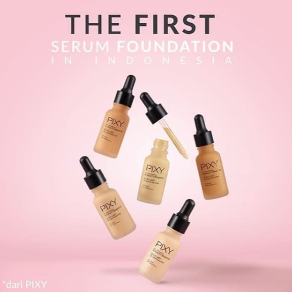 Pixy UV Whitening 4 Beauty Benefit Stay Last Serum Foundation - 02 Yellow Beige